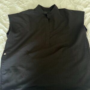 Women's Figs Rafaela Scrub Top - Black